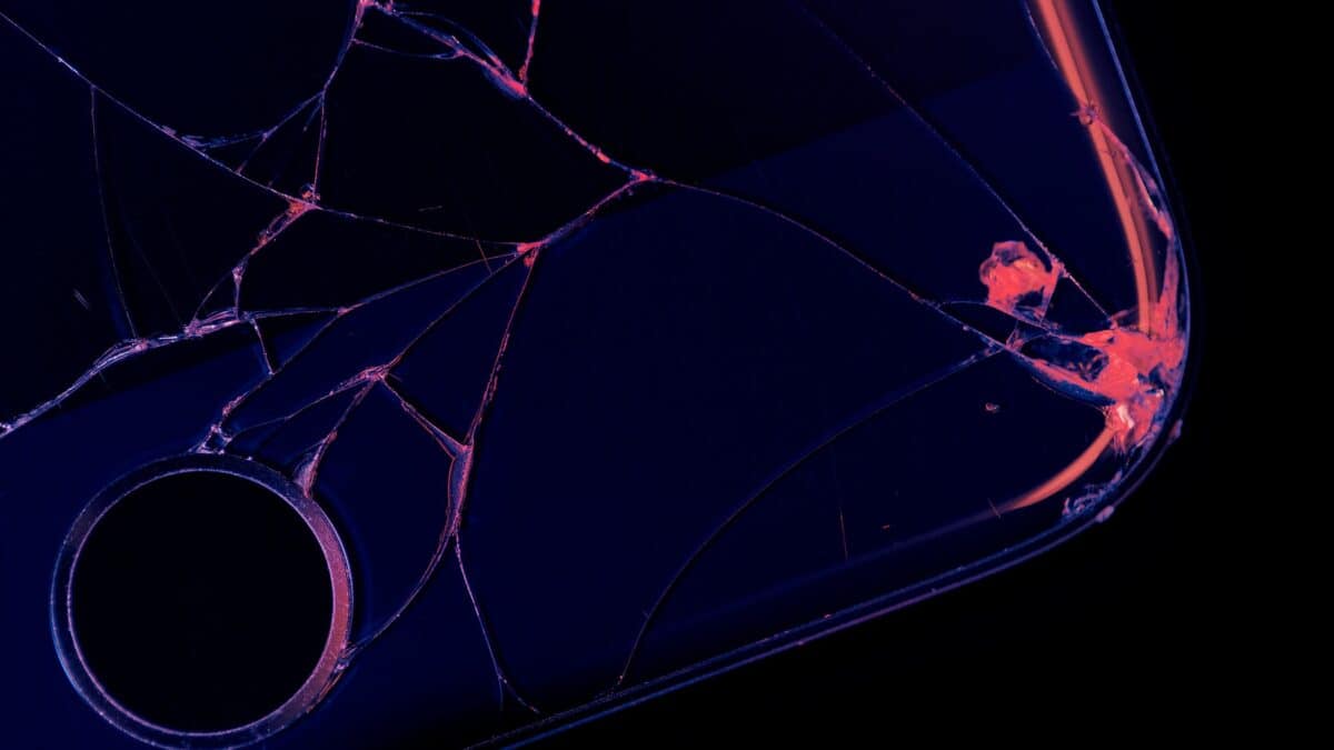 Cracked iPhone Screen