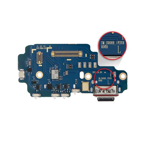 Genuine Samsung Galaxy S22 Ultra - SM-S908B/N - Charging Port Board & SIM Reader - GH96-14802A - Reclaimed