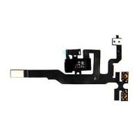 For iPhone 4S - Audio Jack and Volume Flex - Black