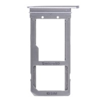 For Samsung Galaxy S7 Edge - SM-G935 - Dual SIM Card Tray - Silver