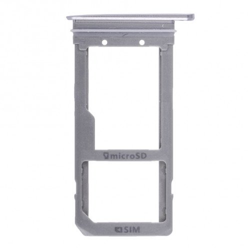 For Samsung Galaxy S7 Edge - SM-G935 - Dual SIM Card Tray - Silver