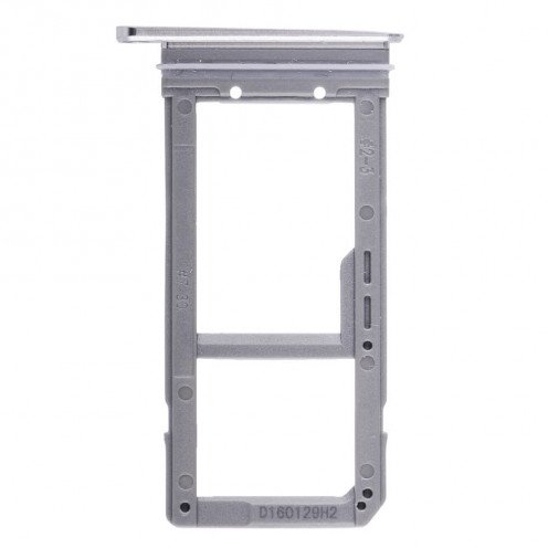 For Samsung Galaxy S7 Edge - SM-G935 - Dual SIM Card Tray - Silver