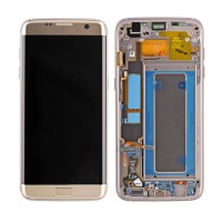 For Samsung Galaxy S7 Edge - SM-G935 - Screen Assembly - Gold Platnium - Refurbished