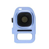 For Samsung Galaxy S7 Edge - SM-G935 - Rear Camera Holder with Lens - Blue Coral