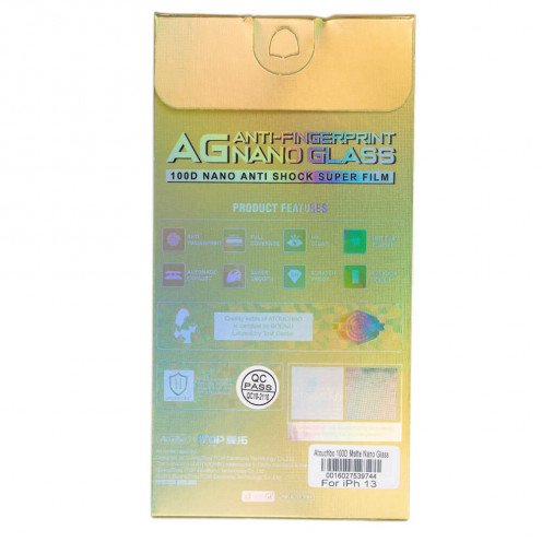 Atouchbo King Kong - Anti-Fingerprint Matte Nano Glass Protection - For iPhone 13 Mini