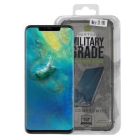 iParts4u Military Grade Silicone Case - Huawei Mate 20 Pro - Black