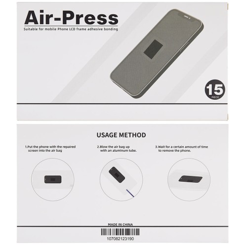 Air-Press Compatible For Mobile Phone LCD Frame Adhesive Bonding - 15 Pack