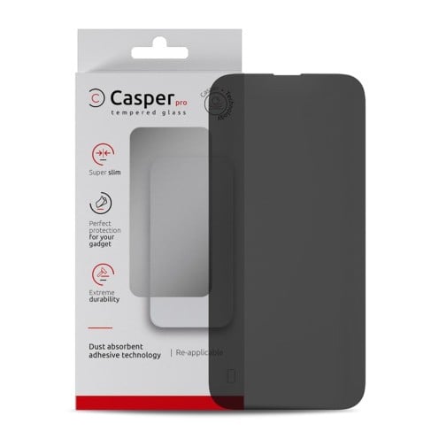 Casper Pro - Tempered Glass For iPhone 14 Pro - Retail Packed - Privacy