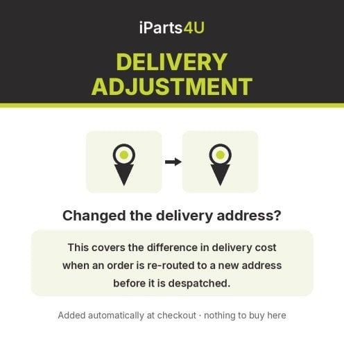 Delivery adjustment (added automatically at checkout) Delivery adjustment (added automatically at checkout)