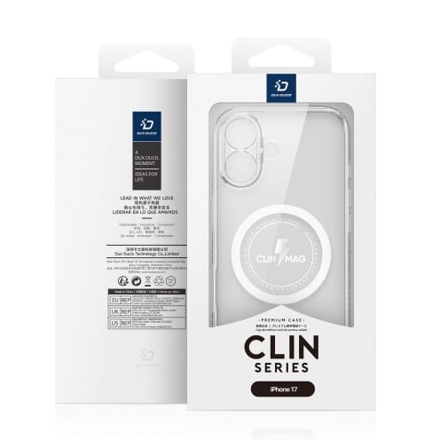 DuxDucis - Magsafe Case - Clin Series - For iPhone 17 - Clear DuxDucis - Magsafe Case - Clin Series - For iPhone 17 - Clear