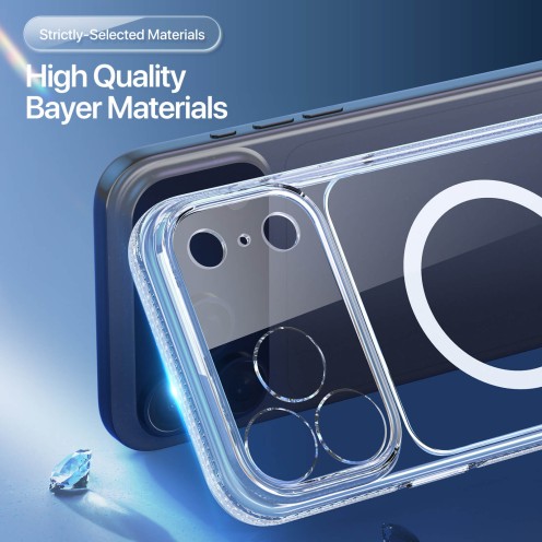 DuxDucis - Magsafe Case - Clin Series - For iPhone 17 Pro - Clear