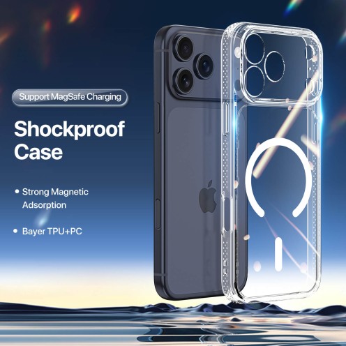 DuxDucis - Magsafe Case - Clin Series - For iPhone 17 Pro Max - Clear DuxDucis - Magsafe Case - Clin Series - For iPhone 17 Pro Max - Clear