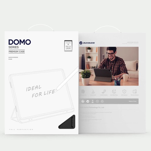 DuxDucis - Domo Series - Protective Case - For iPad Pro 13 - 2024 - Black