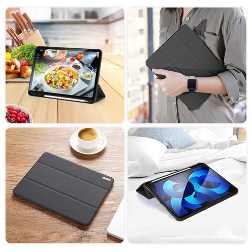 DuxDucis - Domo Series - Protective Case - For iPad Air 4/5 - Air 11 2024/2025 - 10.9 Inch - Black