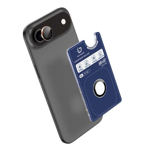 DuxDucis - Hawk Series - Camera Lens Protector With Fitting Guide - For iPhone Air - Light Gold