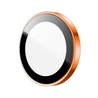 DuxDucis - Hawk Series - Camera Lens Protector With Fitting Guide - For iPhone 17 Pro / 17 Pro Max - Cosmic Orange