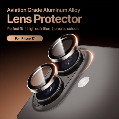 DuxDucis - Hawk Series - Camera Lens Protector With Fitting Guide - For iPhone 17 - Sage