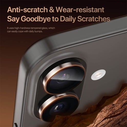 DuxDucis - Hawk Series - Camera Lens Protector With Fitting Guide - For iPhone 17 - Sage