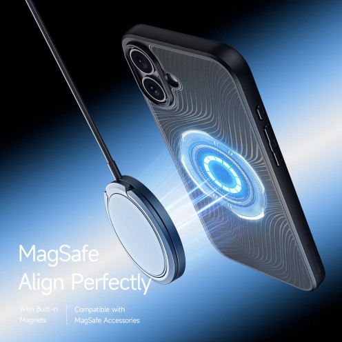 DuxDucis - Magsafe Case - Aimo Series - For iPhone 16 Plus - Black