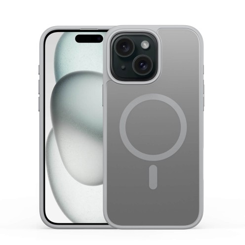DuxDucis - Magsafe Case - Yind Series - For iPhone 15 - Grey