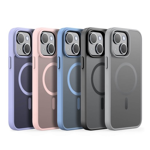 DuxDucis - Magsafe Case - Yind Series - For iPhone 15 - Grey