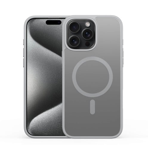 DuxDucis - Magsafe Case - Yind Series - For iPhone 15 Pro - Grey