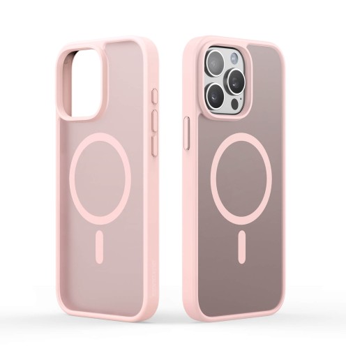 DuxDucis - Magsafe Case - Yind Series - For iPhone 15 Pro - Light Pink