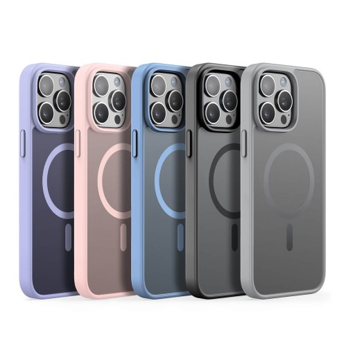 DuxDucis - Magsafe Case - Yind Series - For iPhone 15 Pro Max - Light Blue