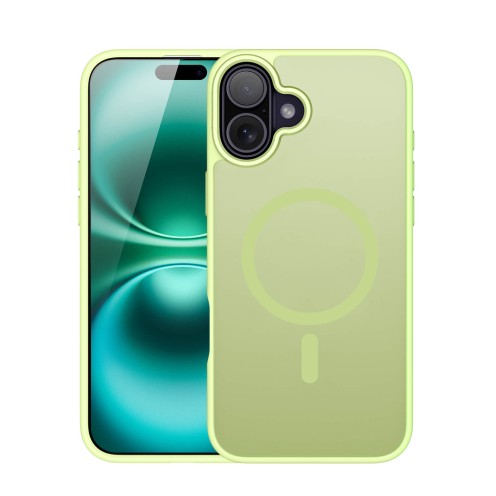 DuxDucis - Magsafe Case - Yind Series - For iPhone 16 - Lime Green