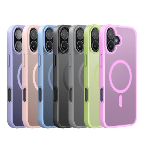 DuxDucis - Magsafe Case - Yind Series - For iPhone 16 - Lime Green