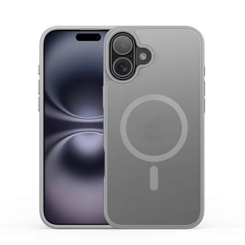 DuxDucis - Magsafe Case - Yind Series - For iPhone 16 Plus - Grey