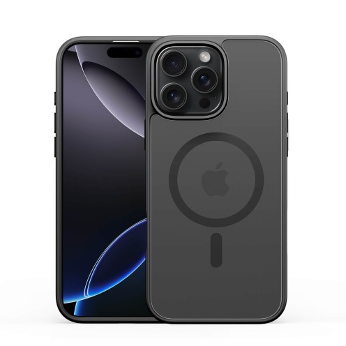 DuxDucis - Magsafe Case - Yind Series - For iPhone 16 Pro Max - Black