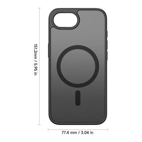 DuxDucis - Magsafe Case - Yind Series - For iPhone 16e/17e - Black DuxDucis - Magsafe Case - Yind Series - For iPhone 16e/17e - Black