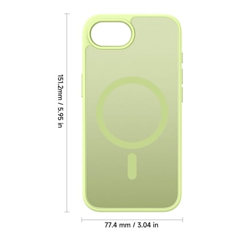 DuxDucis - Magsafe Case - Yind Series - For iPhone 16e/17e - Lime Green DuxDucis - Magsafe Case - Yind Series - For iPhone 16e/17e - Lime Green