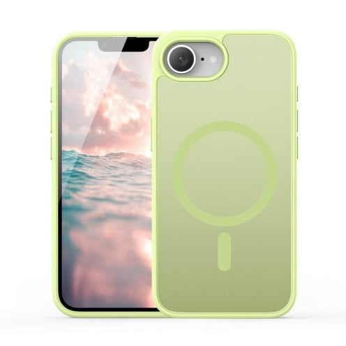 DuxDucis - Magsafe Case - Yind Series - For iPhone 16e/17e - Lime Green DuxDucis - Magsafe Case - Yind Series - For iPhone 16e/17e - Lime Green
