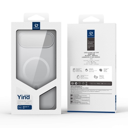 DuxDucis - Magsafe Case - Yind Series - For iPhone Air - Grey