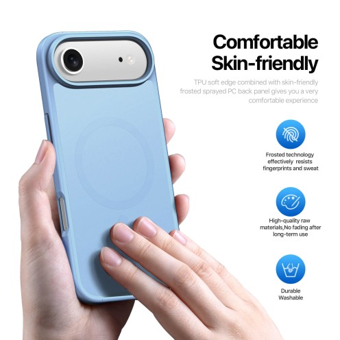 DuxDucis - Magsafe Case - Yind Series - For iPhone Air - Light Blue