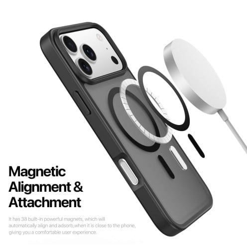 DuxDucis - Magsafe Case - Yind Series - For iPhone 17 Pro - Black