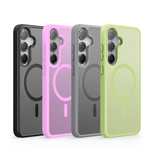DuxDucis - Magsafe Case - Yind Series - For Samsung Galaxy S25 Plus - SM-S936 - Lime Green