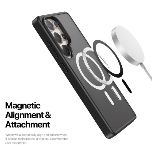 DuxDucis - Magsafe Case - Yind Series - For Samsung Galaxy S25 Ultra - SM-S938 - Black