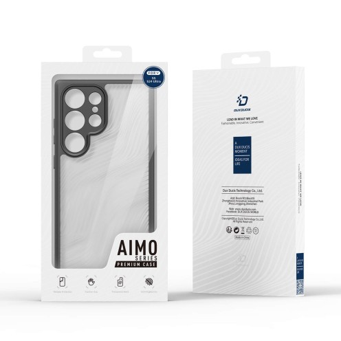 DuxDucis - Protective Case - Aimo Series - For Samsung Galaxy S24 Ultra - SM-S928 - Black
