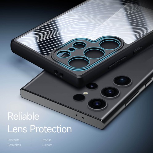 DuxDucis - Protective Case - Aimo Series - For Samsung Galaxy S24 Ultra - SM-S928 - Black