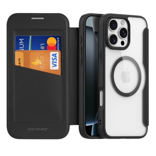 DuxDucis - Magsafe Case - Skin X Pro Series - For iPhone 16 Pro - Black