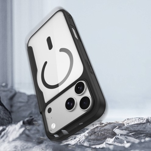 DuxDucis - Magsafe Case - Skin X Pro Series - For iPhone 17 Pro - Black DuxDucis - Magsafe Case - Skin X Pro Series - For iPhone 17 Pro - Black