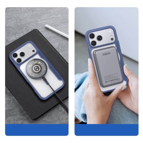 DuxDucis - Magsafe Case - Skin X Pro Series - For iPhone 17 Pro - Blue