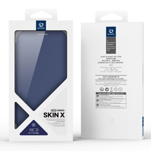 DuxDucis - Magsafe Case - Skin X Pro Series - For iPhone 17 Pro Max - Blue