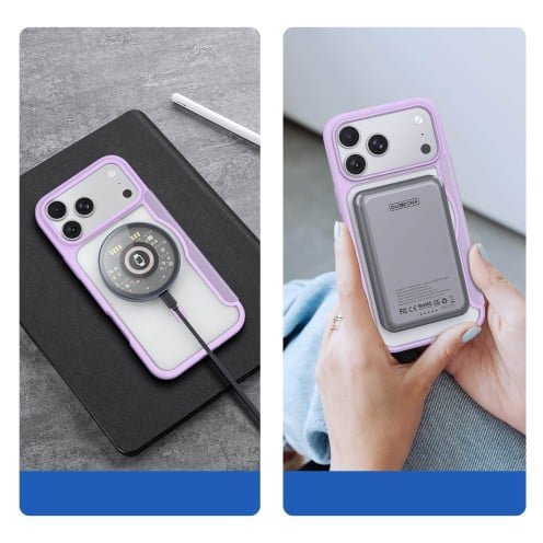 DuxDucis - Magsafe Case - Skin X Pro Series - For iPhone 17 Pro Max - Pink / Purple DuxDucis - Magsafe Case - Skin X Pro Series - For iPhone 17 Pro Max - Pink / Purple
