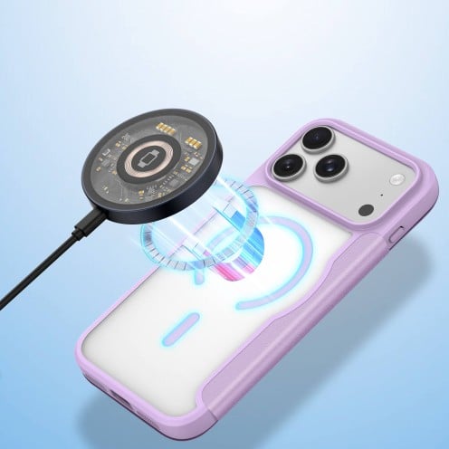 DuxDucis - Magsafe Case - Skin X Pro Series - For iPhone 17 Pro - Pink/Purple