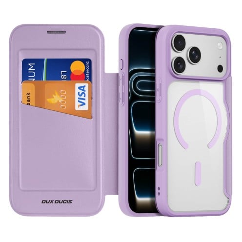 DuxDucis - Magsafe Case - Skin X Pro Series - For iPhone 17 Pro - Pink/Purple