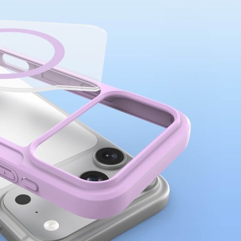 DuxDucis - Magsafe Case - Skin X Pro Series - For iPhone 17 Pro - Pink/Purple
